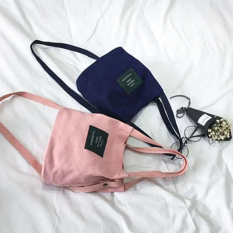 Womens' Canvas Bucket Bag Shoulder Crossbody Handbag