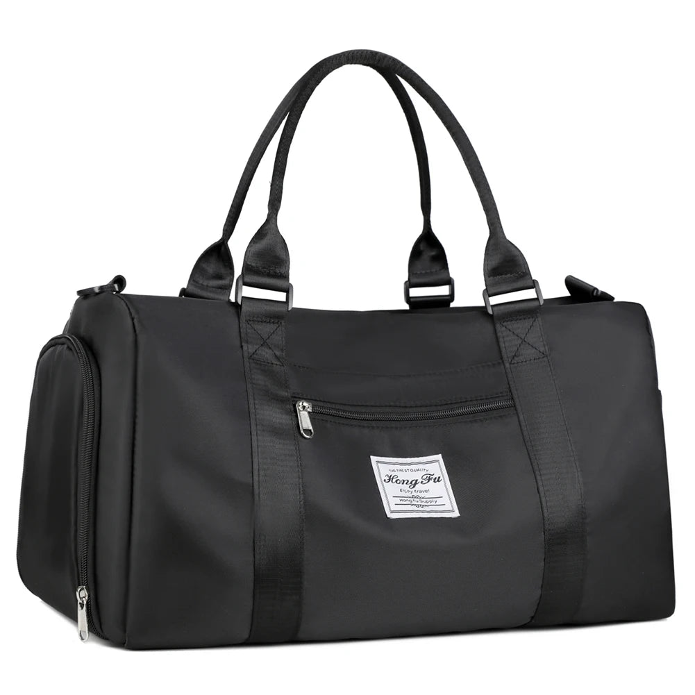 Women's Gym Duffel Bag with Wet Pocket & Shoes Compartment