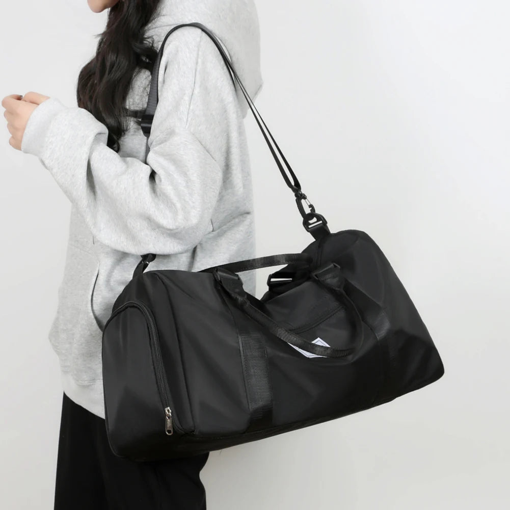 Women's Gym Duffel Bag with Wet Pocket & Shoes Compartment