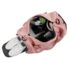 Women's Gym Duffel Bag with Wet Pocket & Shoes Compartment