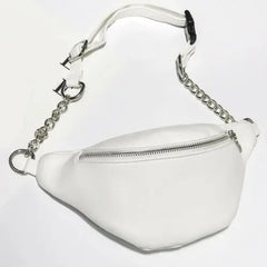 Womens Waist Bag Fanny Pack PU Bag Belt Purse Small Purse Phone Key Pouch