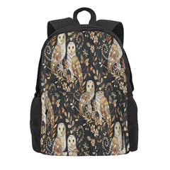 Wooden Wonderland Barn Owl Collage Backpacks