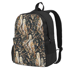 Wooden Wonderland Barn Owl Collage Backpacks