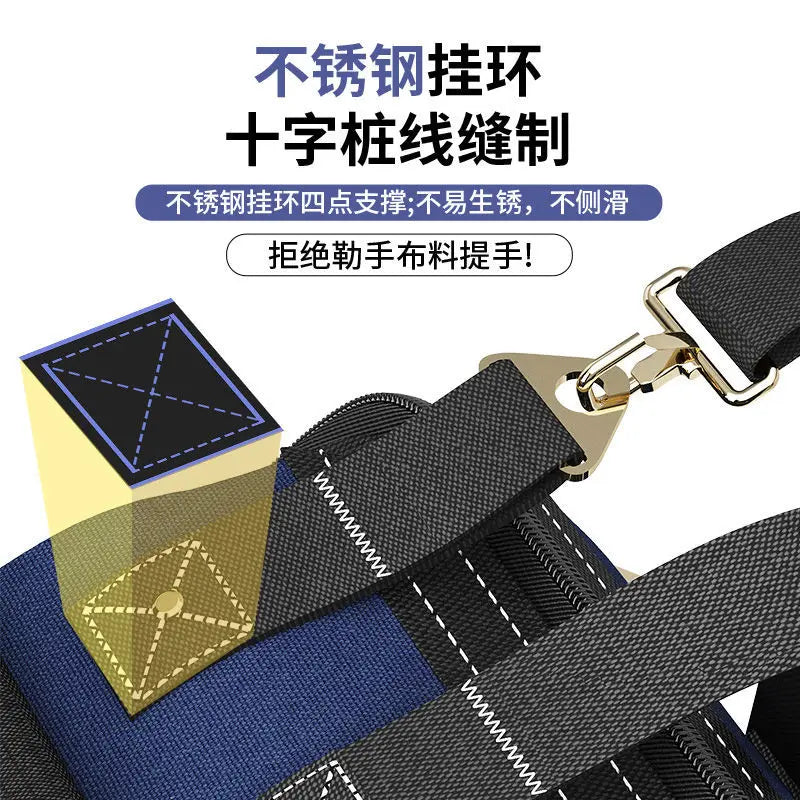 Multifunctional Pocket Site Bag Kit for Woodworking Electrician Maintenance