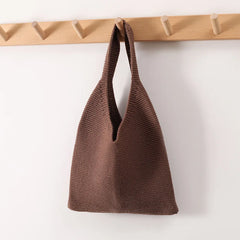 Woolen Knitted Braid Handbag Crochet Winter Art Autumn And Winter Shoulder Bag
