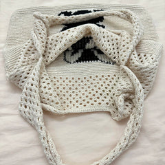 Cartoon Rabbit Hobo Bag Large Capacity Eco-Friendly Tote for Women Girls