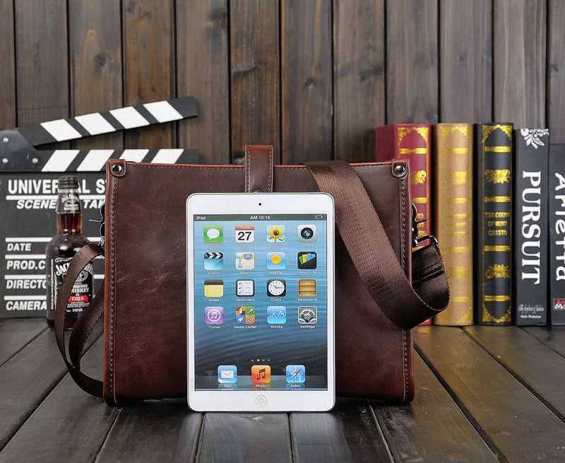 Vintage Small Messenger Bag for Men