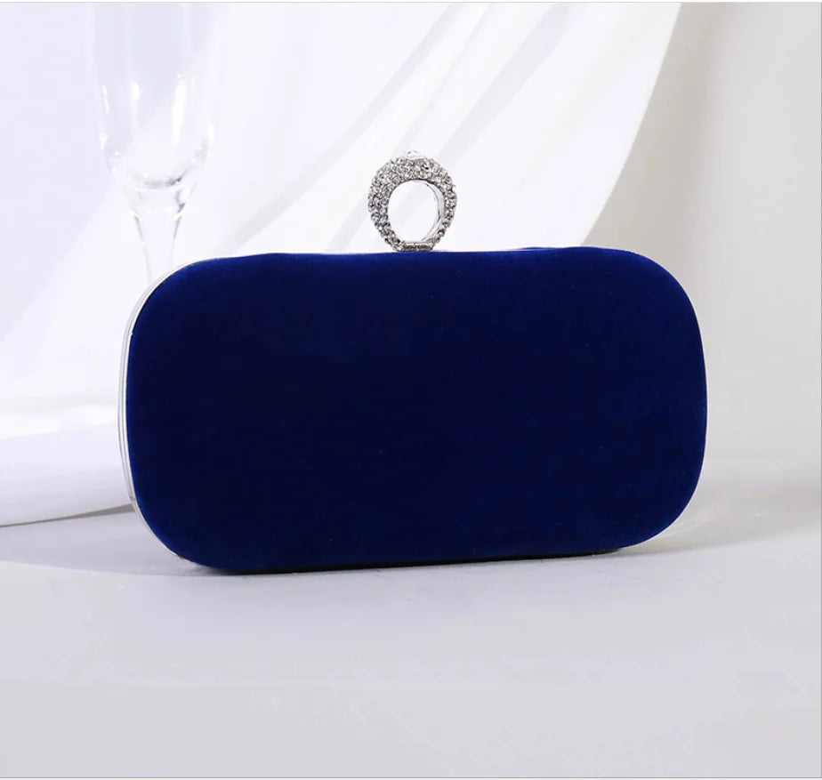 Vintage Rhinestone Bridal Wedding Clutch Bag