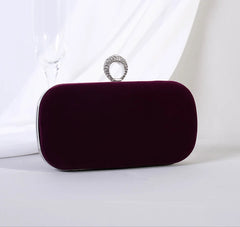 Vintage Rhinestone Bridal Wedding Clutch Bag