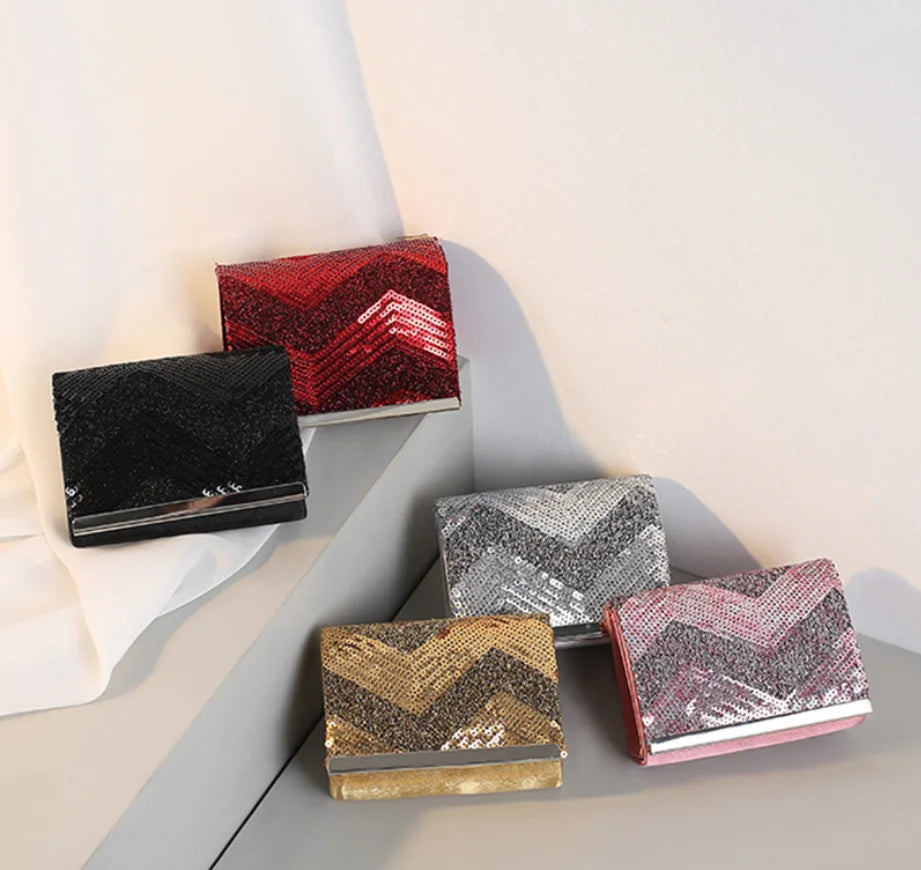 Women Flap Handbags Evening Bags Clutches Chain Shoulder Bag for wedding party