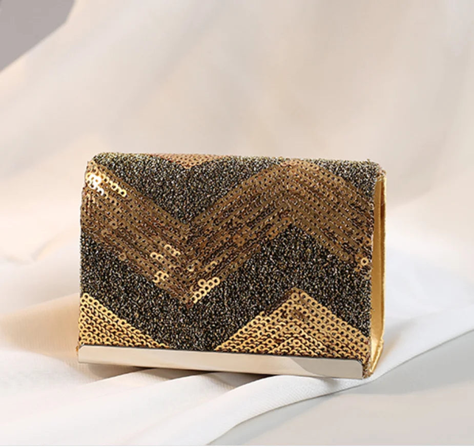 Women Flap Handbags Evening Bags Clutches Chain Shoulder Bag for wedding party