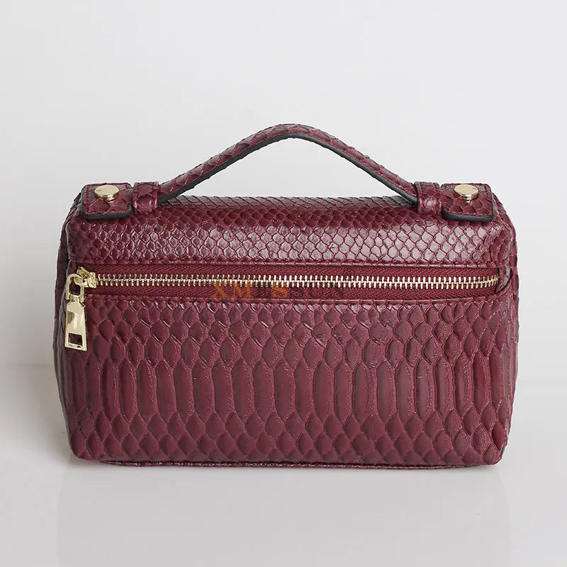 High Ostrich Pattern PU Leather Clutch Bag for Women