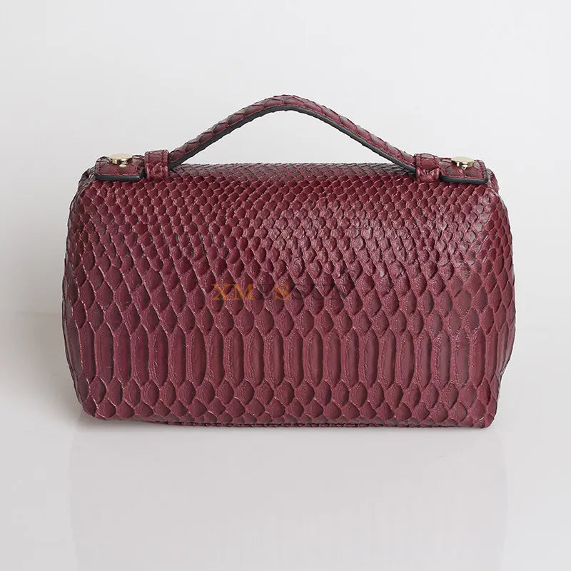 High Ostrich Pattern PU Leather Clutch Bag for Women