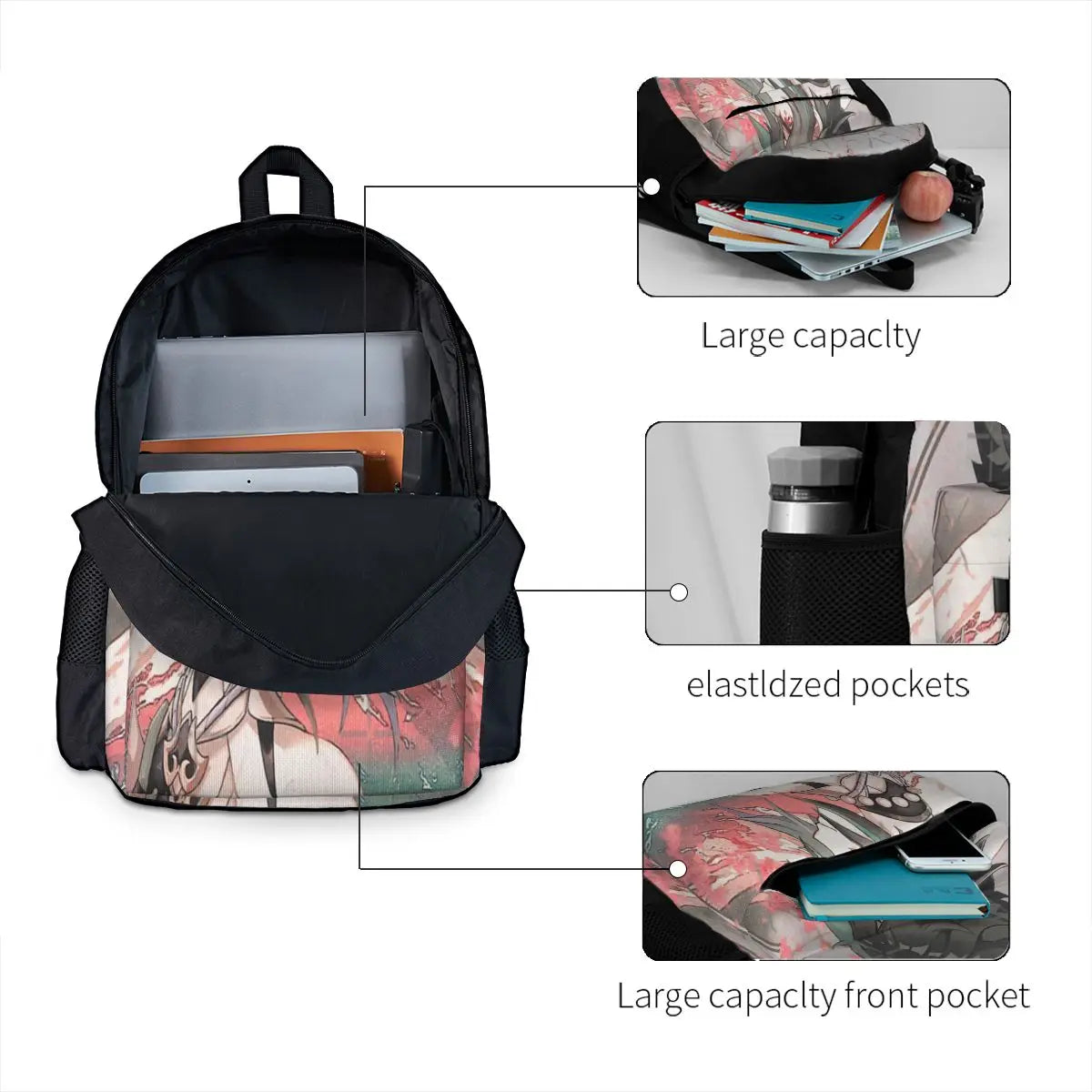 Xiao Eco-Friendly Backpacks Men Women Plain Bag