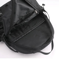 Demo Streetwear Backpack Casual Drawstring Pocket Techwear Buckles