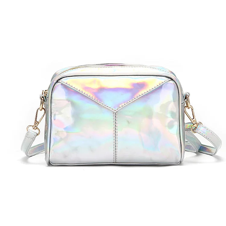 Y10 Women Shoulder Bags Holographic Evening Handbags Messenger Bag