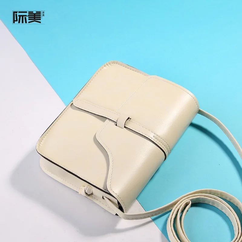 YAOKU Women's Mini Messenger Bag Retro Square Shoulder Bag
