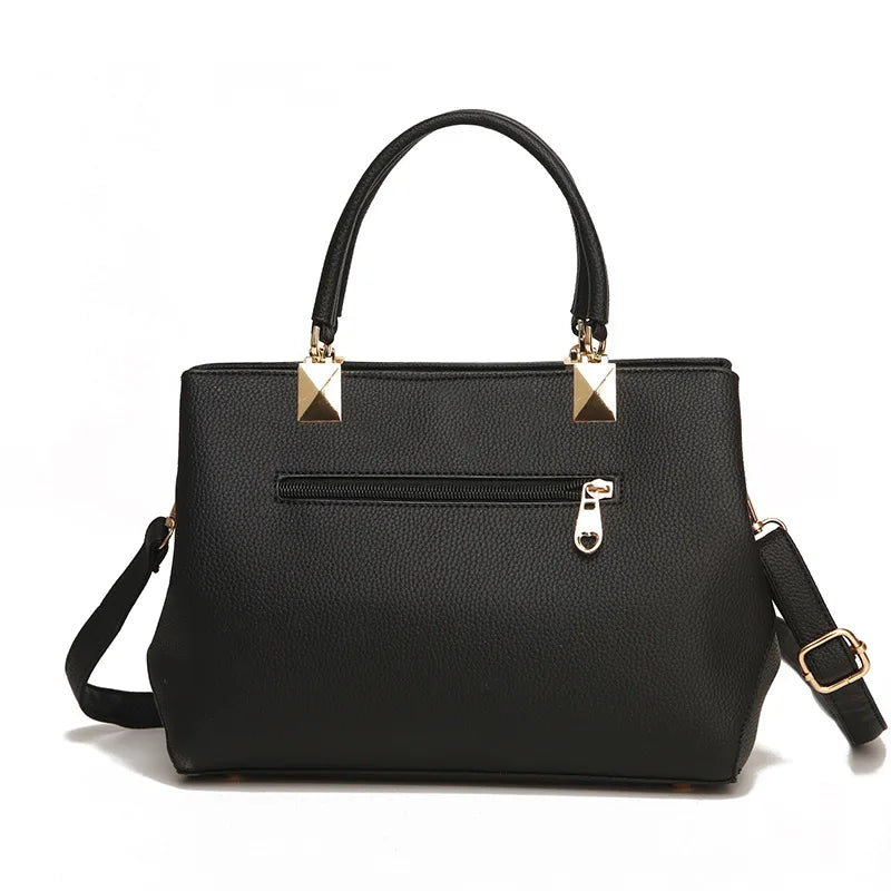 Vintage Casual Tote Women Messenger Bags Top-Handle Handbag Purse