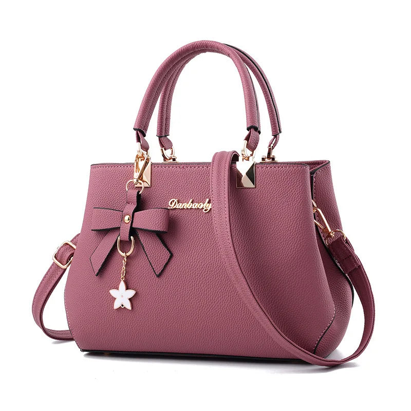 Vintage Casual Tote Women Messenger Bags Top-Handle Handbag Purse