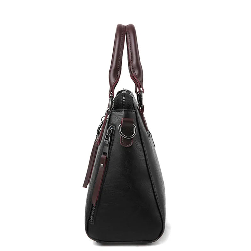 Women Handbags Top-Handle Shoulder Bag Casual Bag Cat PU Leather Ladies Spring