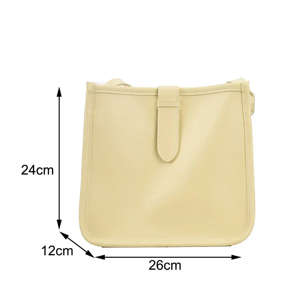 Vintage Leather Shoulder Bag Casual Ladies Clutch