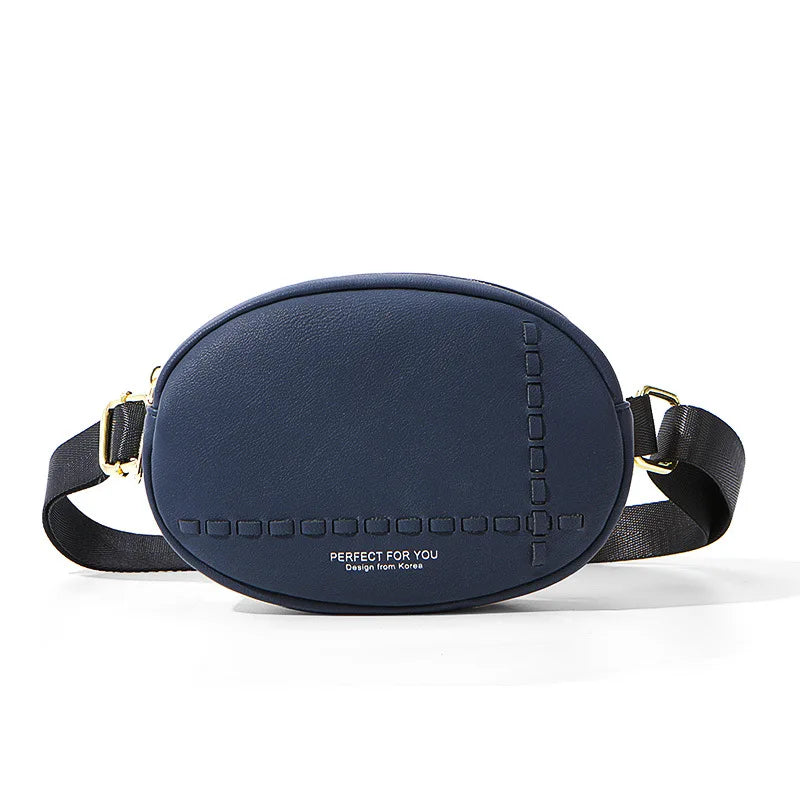 YIZHONG Leather Pink Waist Bag Fanny Pack Women Fashion Belt Bag Sac Purse