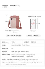 Women Crossbody Bag Pu Leather Ladies Messenger Purse