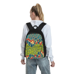 Yayoi Kusama Backpacks Men's Waterproof Travel Bag