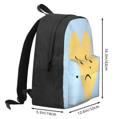 Yellow Angry Heart Backpacks Men's Backpacks Bags For Women Back Pack