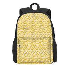Yellow Flowers Backpacks Men's & Women's Kpop Zipper Backpacks