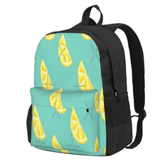 Yellow Lemon Slice Fruit Backpacks Men's & Women's