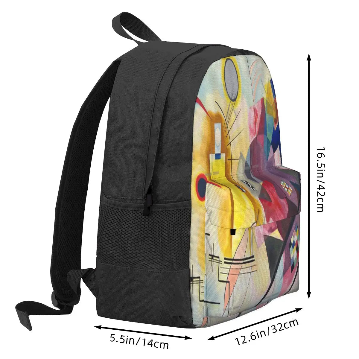 Wassily Backpack Yellow-Red-Blue 1925 Men's Women's School Bags