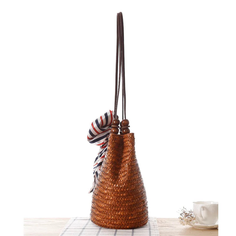 Bohemia Weave Shoulder Bag for Women 2021