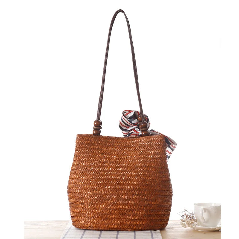 Bohemia Weave Shoulder Bag for Women 2021
