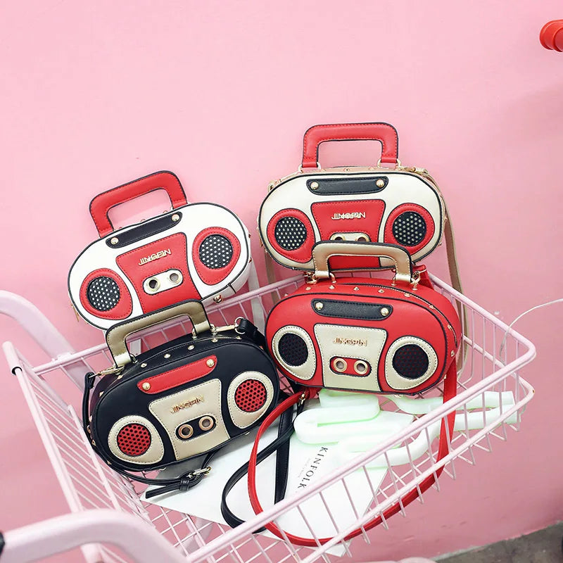 Funny Style Women's Shoulder Bags Purses Crossbody Bag Small Clutch Pack Leather