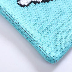 Knitting Shoulder Bag Reusable Shopping Pack Casual Tote Female Handbag