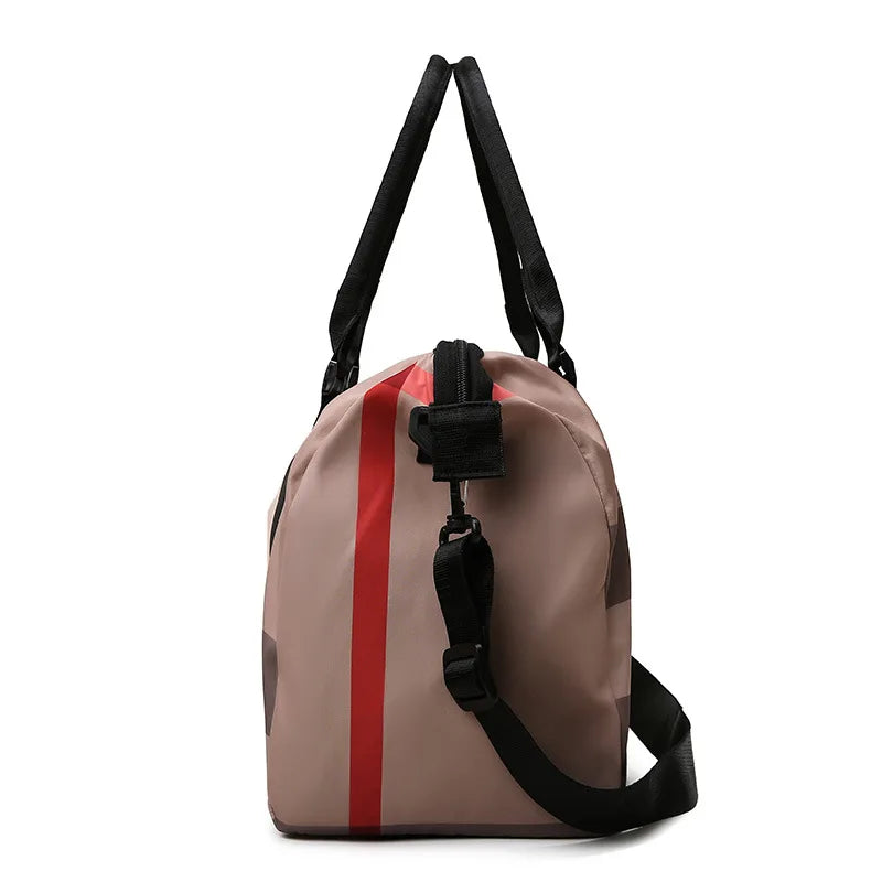 Yoga Gym Bag Women Travel Nylon Duffel Large Capacity Handbag Sac