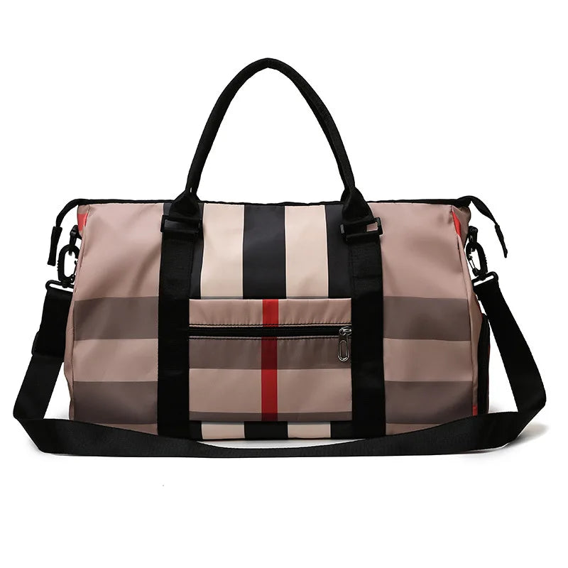 Yoga Gym Bag Women Travel Nylon Duffel Large Capacity Handbag Sac