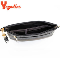 Crocodile Pattern Shoulder Bag Women PU Leather Messenger Bag Crossbody Handbag