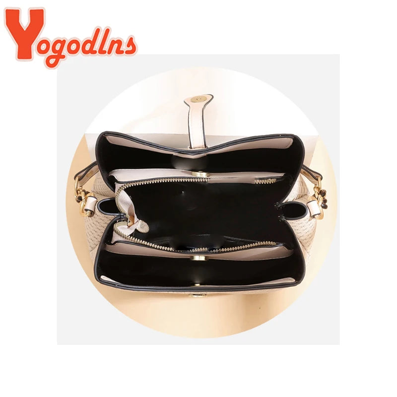 Bucket Bag Women PU Leather Shoulder Bag Crossbody Flap Satchel Bag
