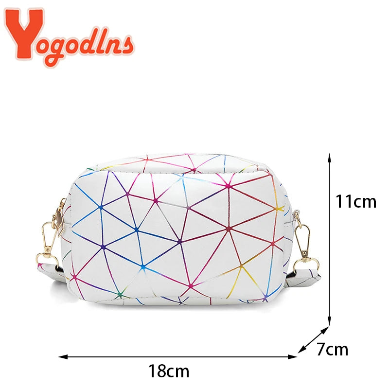 Small Square PU Leather Shoulder Messenger Bag Crossbody Satchel Bolsa