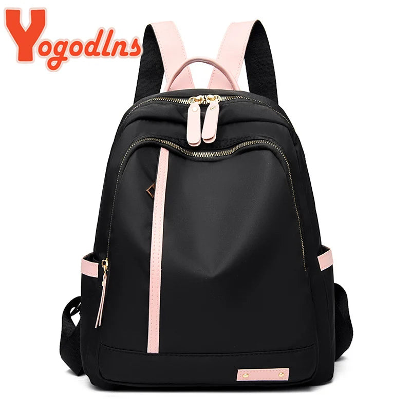 Oxford Backpack Women Large Capacity School Bags Waterproof Travel Rucksack