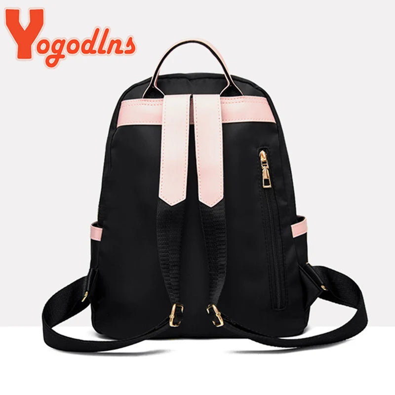 Oxford Backpack Women Large Capacity School Bags Waterproof Travel Rucksack