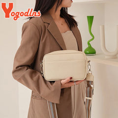 Square Shoulder Bag Women Crossbody Messenger Vintage Hand Bag