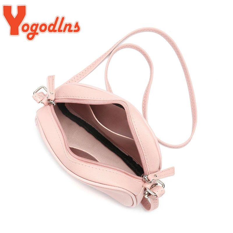 Solid Shoulder Bag Female PU Leather Messenger Bag Crossbody Bag Small Square