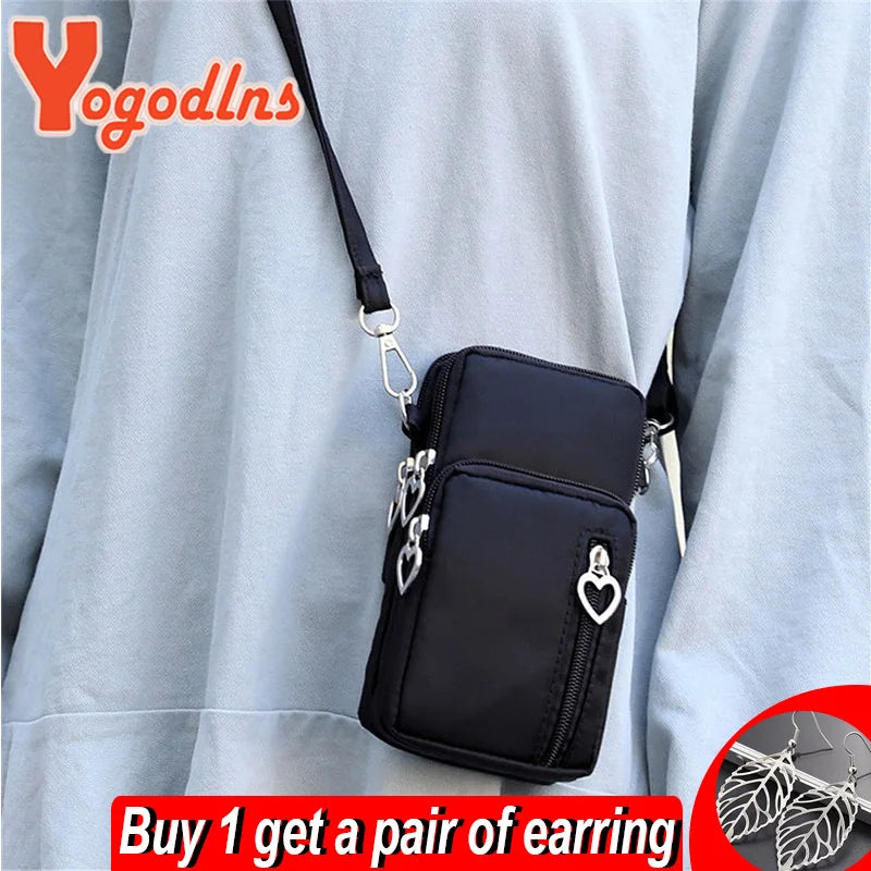 Waterproof Nylon Shoulder Bag for Women