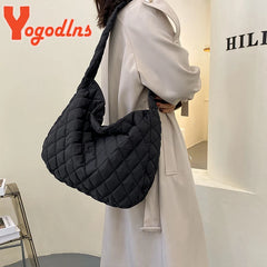 Winter Embroidery Thread Dumpling Bag Female Shoulder Crossbody Handbag