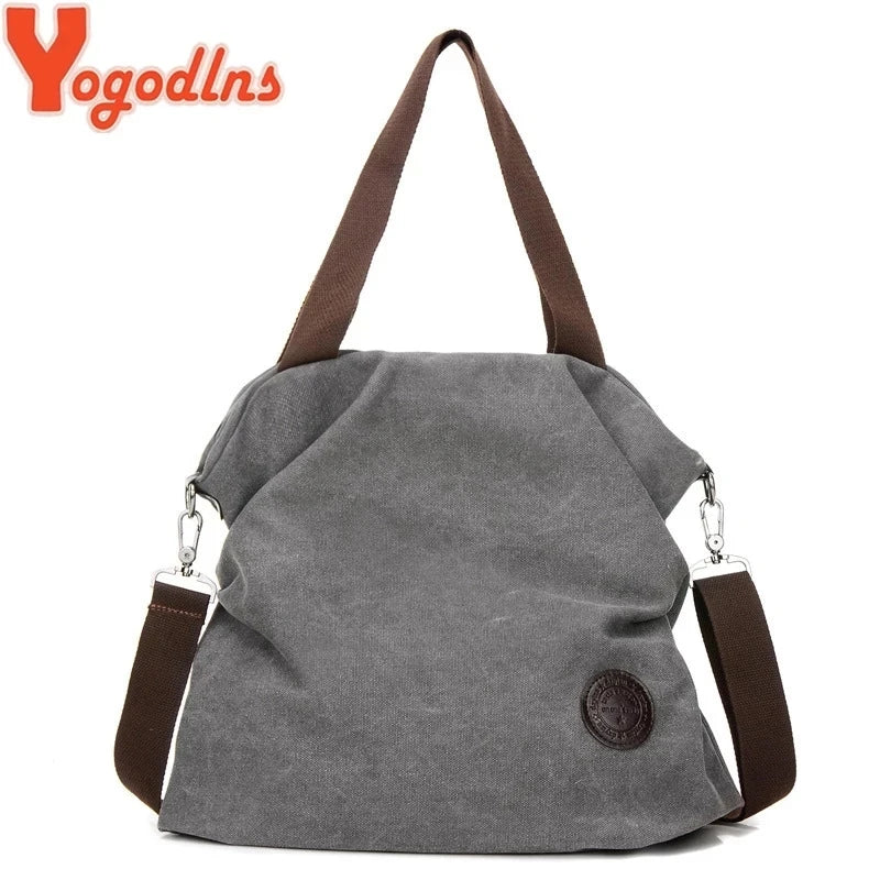 Women Corduroy Canvas Tote Casual Shoulder Bag Foldable Reusable Shopping Bags