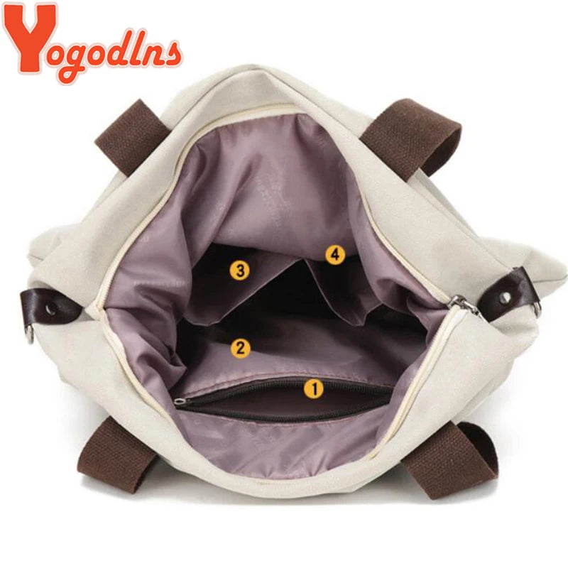 Women Corduroy Canvas Tote Casual Shoulder Bag Foldable Reusable Shopping Bags