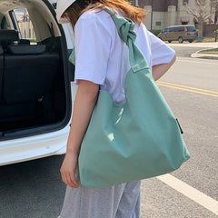 Women Nylon Hobo Bag Large Capacity Shoulder Bags Shopping Package